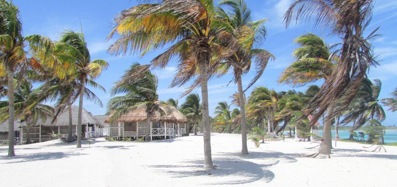 Cabanas Ecoturisticas Costa Maya Mahahual Buitenkant foto