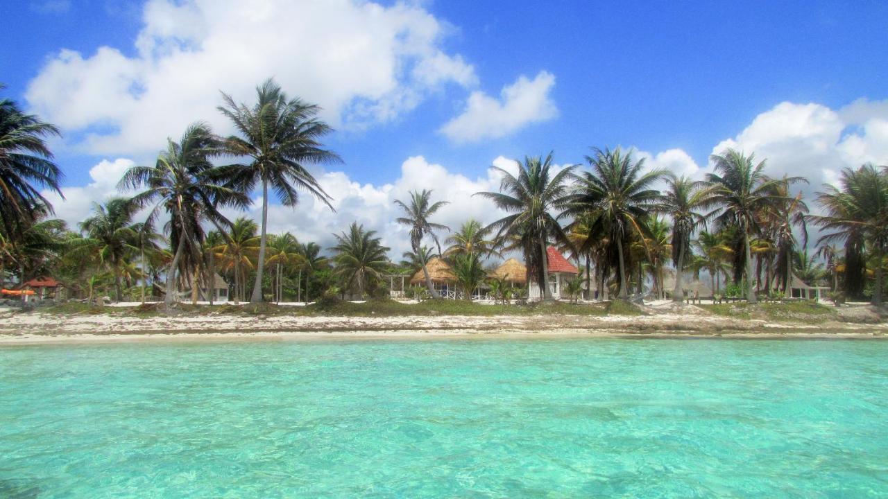 Cabanas Ecoturisticas Costa Maya Mahahual Buitenkant foto
