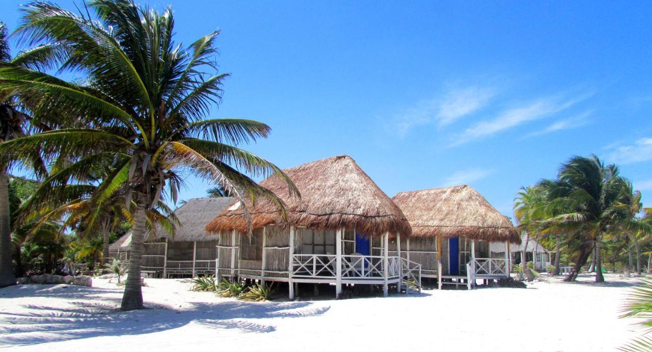 Cabanas Ecoturisticas Costa Maya Mahahual Buitenkant foto