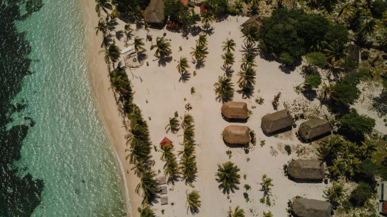 Cabanas Ecoturisticas Costa Maya Mahahual Buitenkant foto