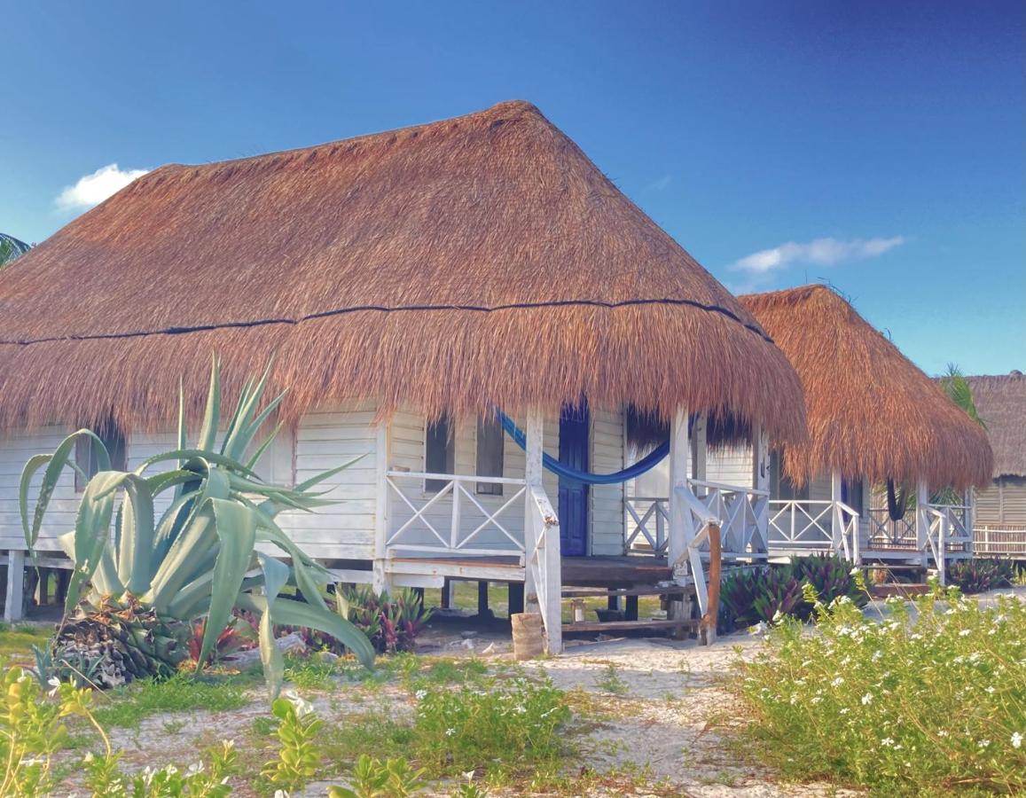 Cabanas Ecoturisticas Costa Maya Mahahual Buitenkant foto