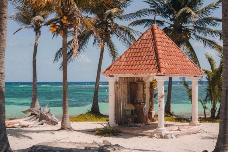 Cabanas Ecoturisticas Costa Maya Mahahual Buitenkant foto