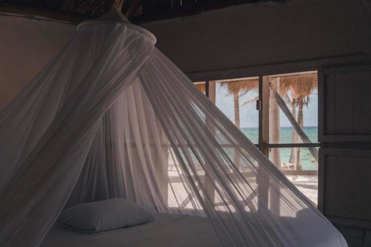 Cabanas Ecoturisticas Costa Maya Mahahual Buitenkant foto