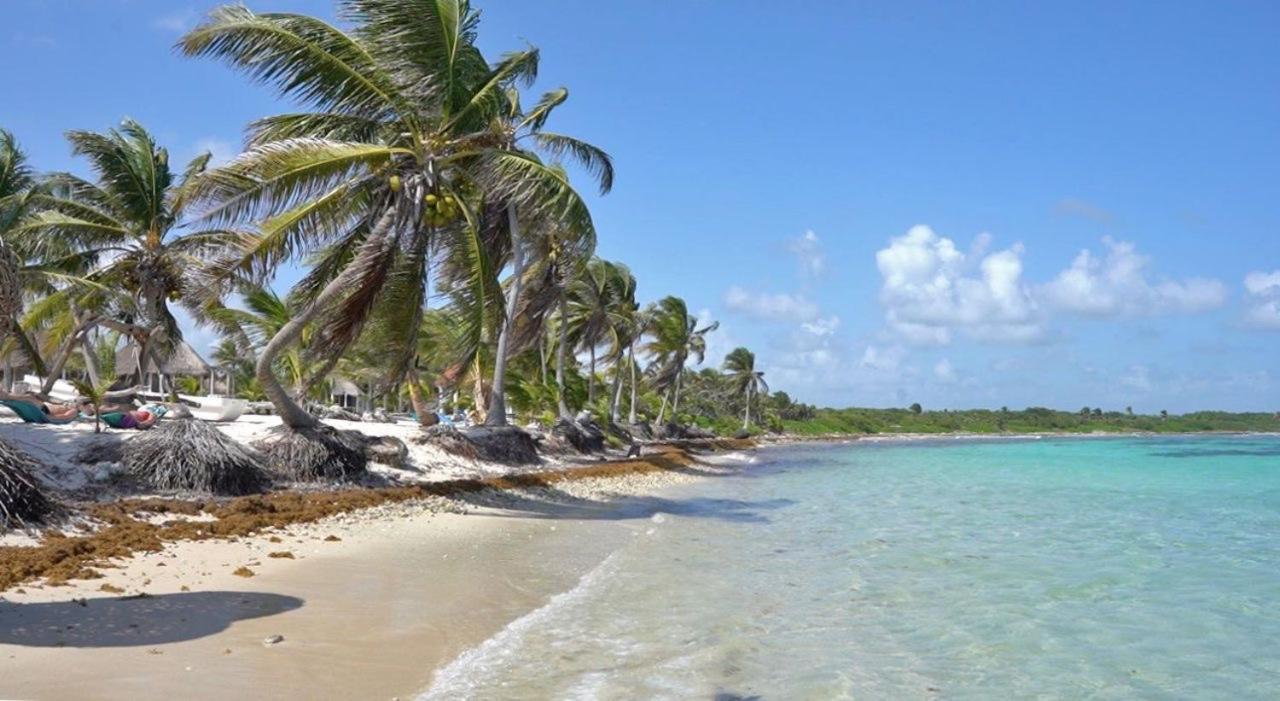 Cabanas Ecoturisticas Costa Maya Mahahual Buitenkant foto