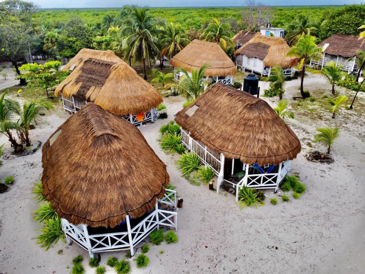 Cabanas Ecoturisticas Costa Maya Mahahual Buitenkant foto