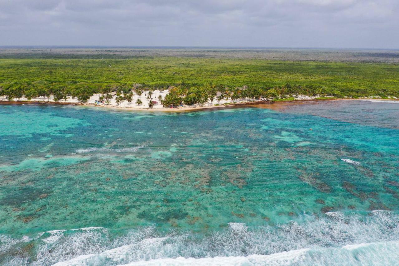 Cabanas Ecoturisticas Costa Maya Mahahual Buitenkant foto