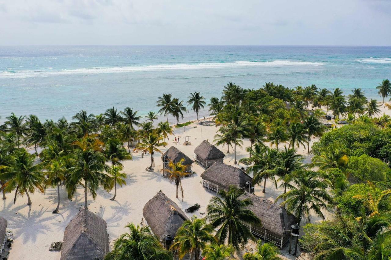 Cabanas Ecoturisticas Costa Maya Mahahual Buitenkant foto