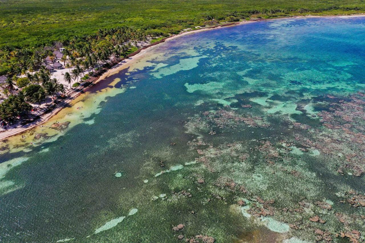 Cabanas Ecoturisticas Costa Maya Mahahual Buitenkant foto